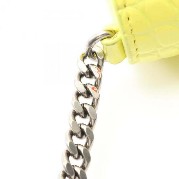 Balenciaga Hourglass Shoulder Bag, Leather, Women's, Yellow, 656050 - Picture 7 of 10